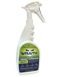 WRAITH 23 oz Spray Bottle with its white trigger sprayer attached, studio product photo